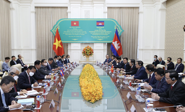 Thủ tướng Phạm Minh Chính tin tưởng Campuchia tổ chức thành công Hội nghị Cấp cao ASEAN lần thứ 40, 41 - Ảnh 1.