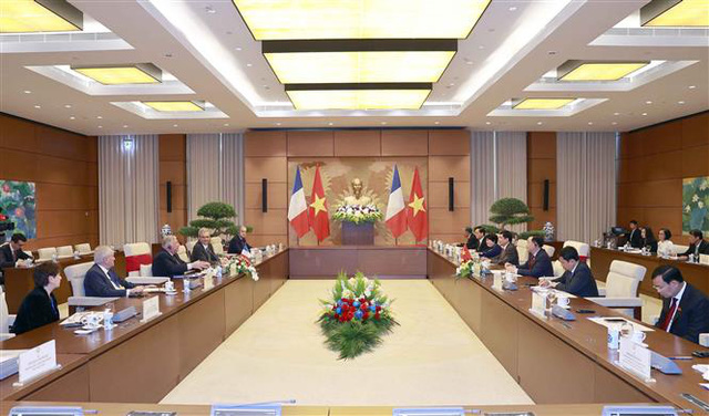 Chủ tịch Thượng viện Cộng hòa Pháp kết thúc tốt đẹp chuyến thăm chính thức Việt Nam - Ảnh 2.