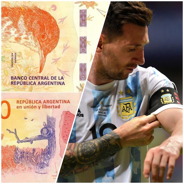 Hình ảnh chân dung Messi xuất hiện trên tờ tiền khiến người xem cảm thấy hào hứng và tò mò về câu chuyện đằng sau nó.