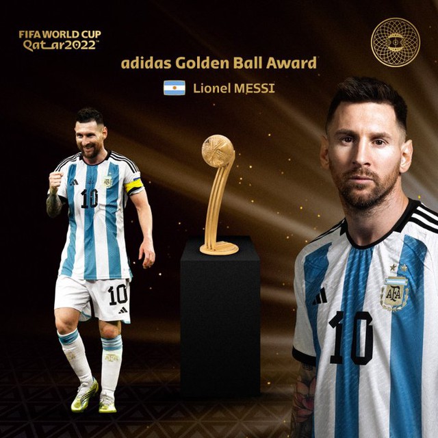 Những danh hiệu cá nhân tại World Cup 2022: Messi, Mbappe và những cầu thủ Argentina - Ảnh 2.