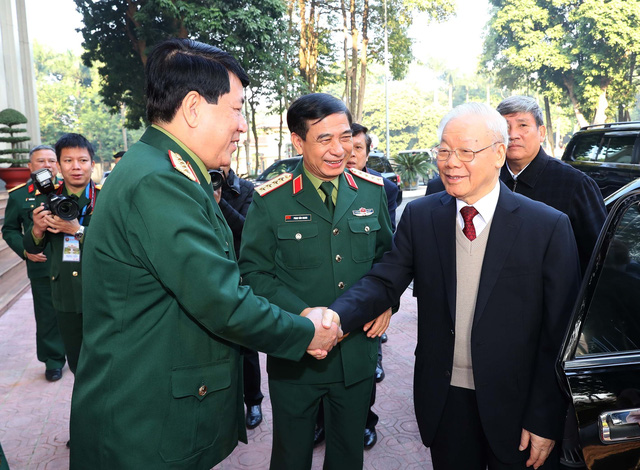 Tổng Bí thư Nguyễn Phú Trọng chỉ đạo Hội nghị Quân chính toàn quân năm 2022 - Ảnh 1.