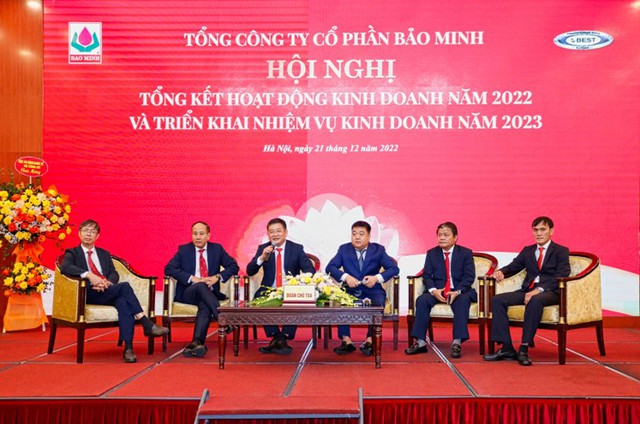 Hội nghị Tổng kết hoạt động kinh doanh năm 2022 của Tổng Công ty Cổ phần Bảo Minh - Ảnh 1.