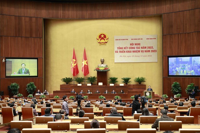 Văn phòng Quốc hội triển khai nhiệm vụ năm 2023 - Ảnh 1.