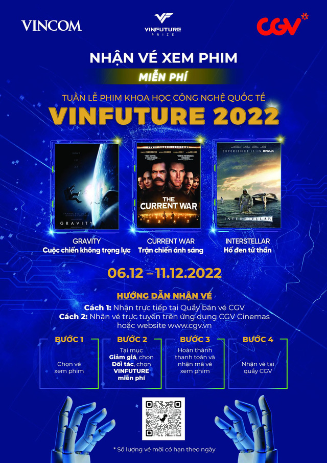 Tuần lễ khoa học – công nghệ VinFuture 2022 công chiếu 3 phim khoa học của Hollywood - Ảnh 4.