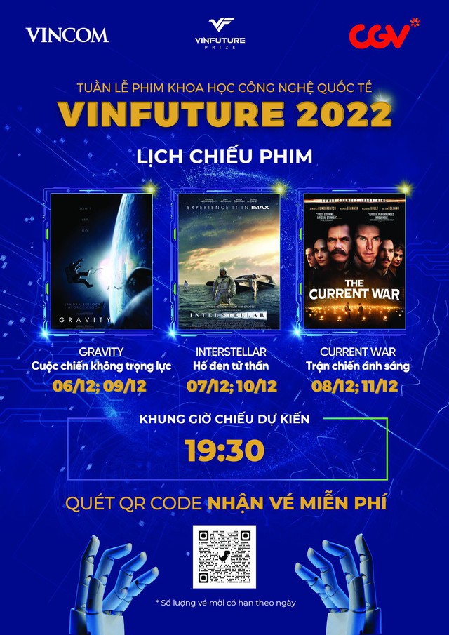 Tuần lễ khoa học – công nghệ VinFuture 2022 công chiếu 3 phim khoa học của Hollywood - Ảnh 2.