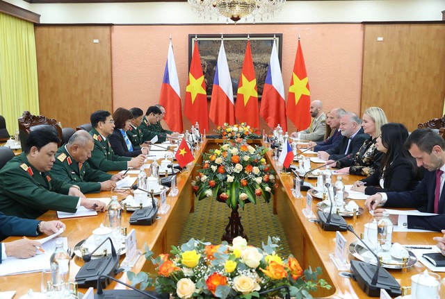 Bộ trưởng Bộ Quốc phòng Cộng hòa Czech thăm chính thức Việt Nam - Ảnh 1.