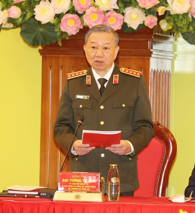 Tổng Bí thư Nguyễn Phú Trọng dự Hội nghị Đảng ủy Công an Trung ương - Ảnh 6.