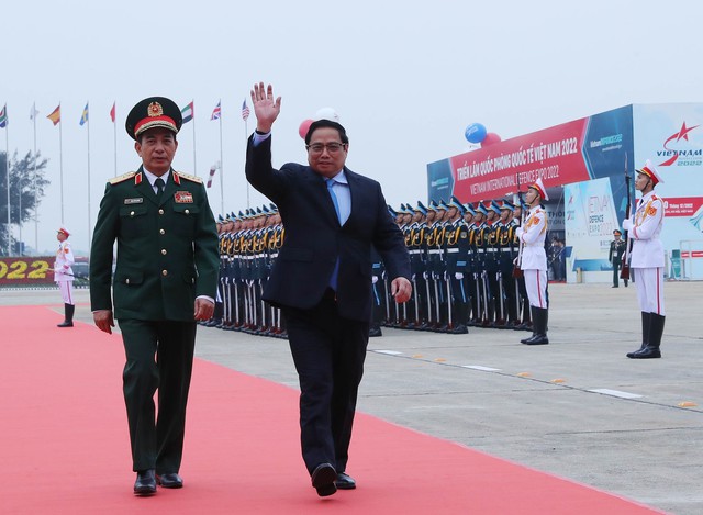 Chùm ảnh: Thủ tướng dự lễ khai mạc Triển lãm Quốc phòng quốc tế Việt Nam 2022 - Ảnh 13.