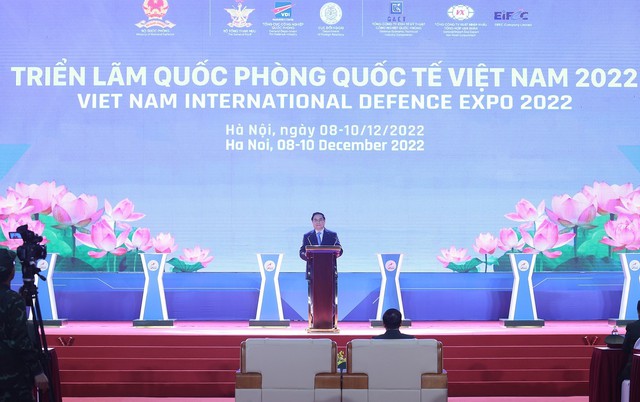 Chùm ảnh: Thủ tướng dự lễ khai mạc Triển lãm Quốc phòng quốc tế Việt Nam 2022 - Ảnh 2.