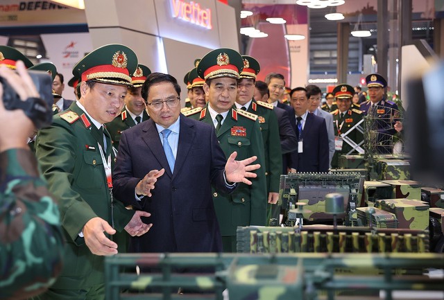 Chùm ảnh: Thủ tướng dự lễ khai mạc Triển lãm Quốc phòng quốc tế Việt Nam 2022 - Ảnh 7.