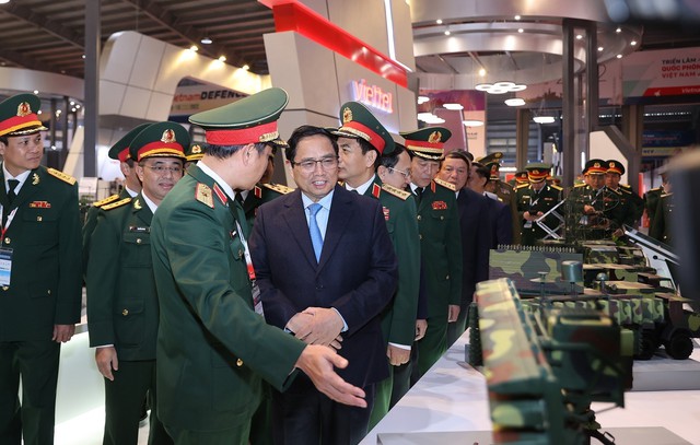 Chùm ảnh: Thủ tướng dự lễ khai mạc Triển lãm Quốc phòng quốc tế Việt Nam 2022 - Ảnh 8.