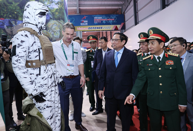 Chùm ảnh: Thủ tướng dự lễ khai mạc Triển lãm Quốc phòng quốc tế Việt Nam 2022 - Ảnh 9.