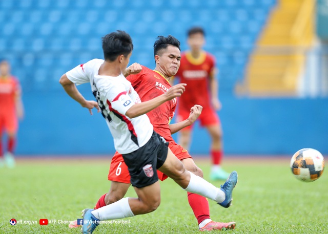 U23 Việt Nam thắng đậm CLB Long An trong trận giao hữu cuối tại Bình Dương - Ảnh 3.