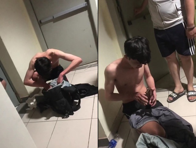 Xác minh clip nam sinh bị cướp trói tay trong KTX ĐH Quốc gia TP Hồ Chí Minh - Ảnh 1.
