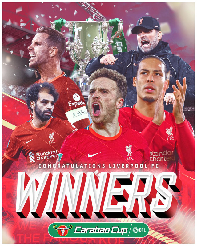 Thắng nghẹt thở, Liverpool vô địch Cúp Liên đoàn Anh - Ảnh 3.