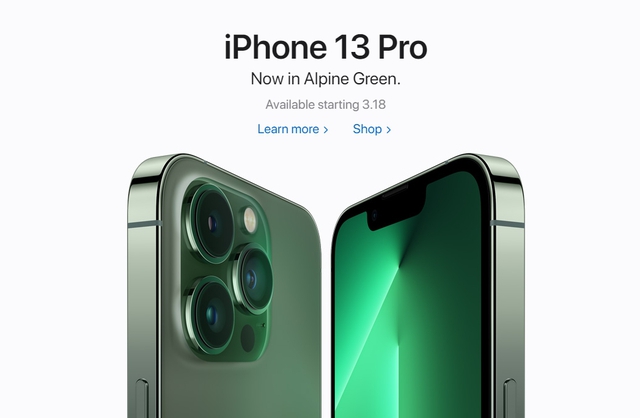 iPhone 13 Pro phiên bản màu xanh lá tuyệt đẹp này sẽ quyến rũ bạn ngay từ lần đầu tiên nhìn thấy. Với thiết kế tinh tế và chắc chắn, tất cả những tính năng cao cấp của iPhone đều được tích hợp vào chiếc điện thoại này. Hãy chiêm ngưỡng hình ảnh chiếc iPhone siêu phẩm này và khám phá những điều tuyệt vời mà nó mang lại cho bạn.
