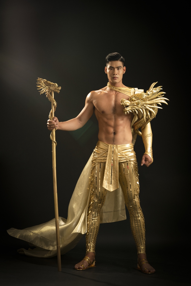 Đại diện Việt Nam diện trang phục truyền thống thi Mister Global 2022 - Ảnh 1.