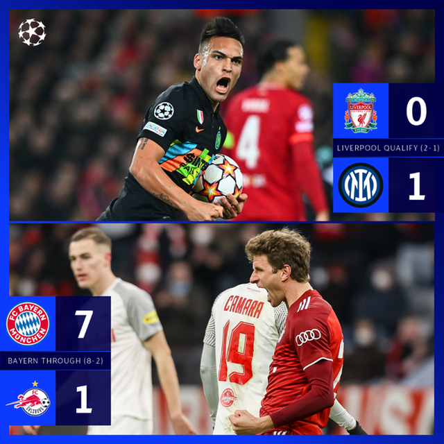 Kết quả UEFA Champions League | Bayern Munich thắng ấn tượng, Liverpool bất ngờ bại trận - Ảnh 1.