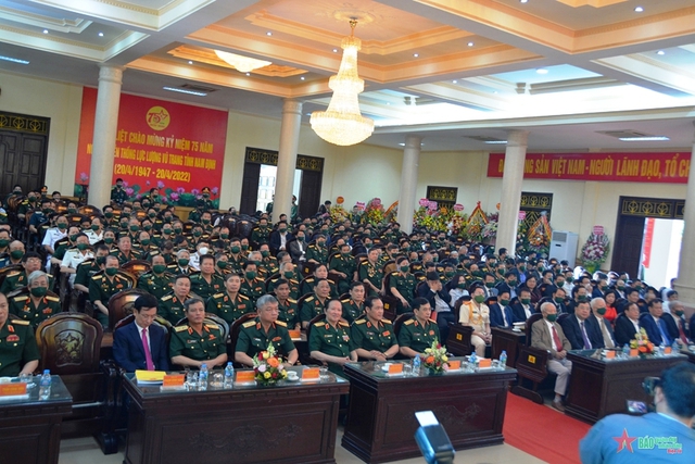 75 năm ngày truyền thống lực lượng vũ trang Nam Định - Ảnh 1.