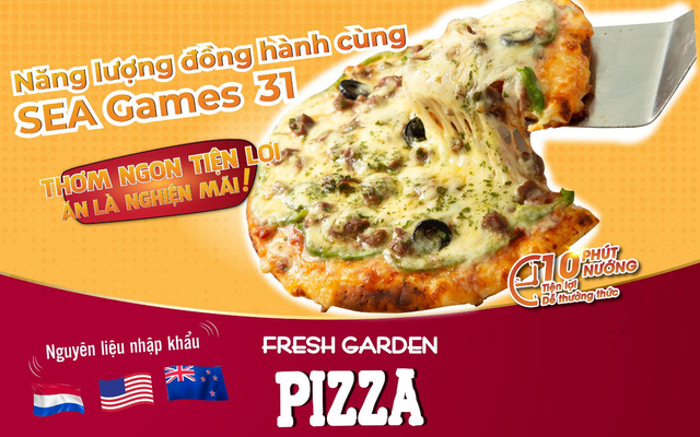 5 reasons you should definitely stock up on Fresh Garden pizza during the 31st SEA Games season - Photo 1.