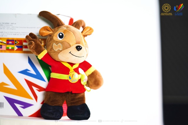 PHOTO: Sao La - SEA Games 31 mascot launches stuffed animal version - Photo 1.
