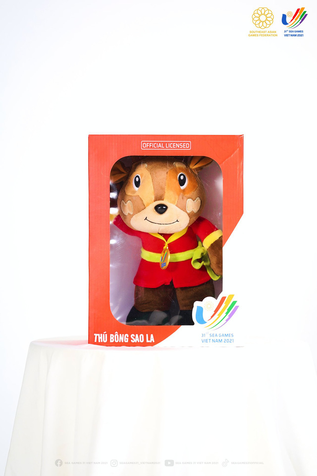 PHOTO: Sao La - SEA Games 31 mascot launches stuffed animal version - Photo 2.