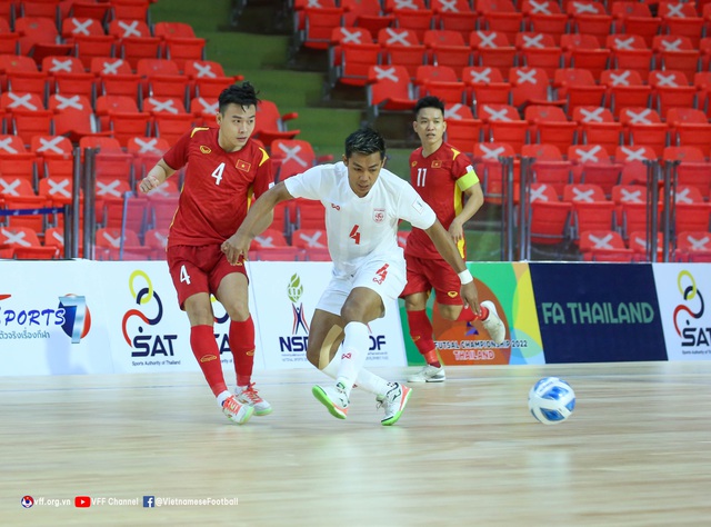Futsal Việt Nam chia điểm với Myanmar trong trận ra quân tại giải Đông Nam Á 2022 - Ảnh 2.