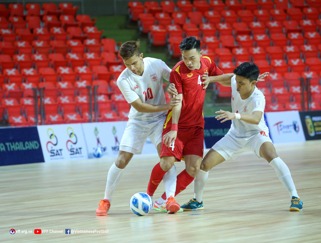 Futsal Việt Nam chia điểm với Myanmar trong trận ra quân tại giải Đông Nam Á 2022 - Ảnh 3.