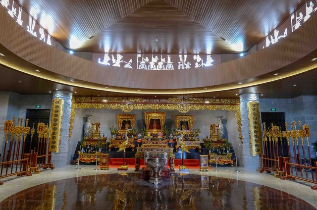 Thiết kế độc đáo của Đền thờ vua Hùng tại ĐBSCL - Ảnh 8.