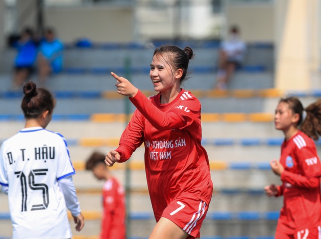 Giải BĐ Nữ VĐ U19 QG 2022 (7/4): Than KSVN trở lại đường đua - Ảnh 2.