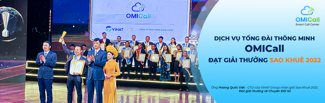 Tổng đài đa kênh thông minh OMICall đạt giải Sao Khuê 2022 - Ảnh 1.