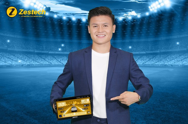 Cầu thủ Quang Hải đồng hành cùng thương hiệu màn hình ô tô Zestech - Ảnh 2.