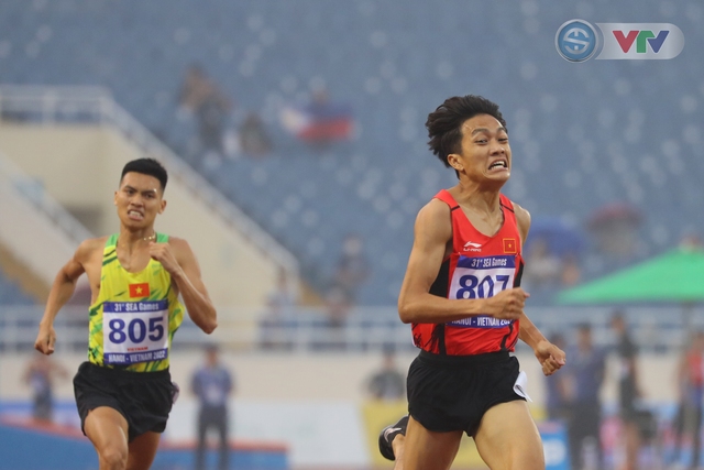 Luong Duc Phuoc won gold medal in athletics content 1,500m SEA Games 31 - Photo 1.
