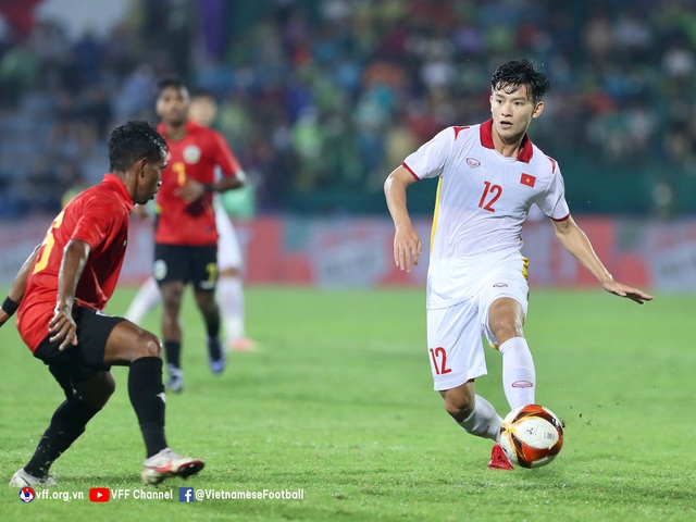 Thắng U23 Timor Leste 2-0, U23 Việt Nam vào bán kết với ngôi nhất bảng A - Ảnh 1.