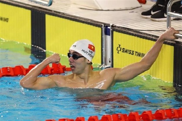 Nguyen Huy Hoang broke the SEA Games record, Hung Nguyen won the 6th gold medal for swimming in Vietnam - Photo 1.