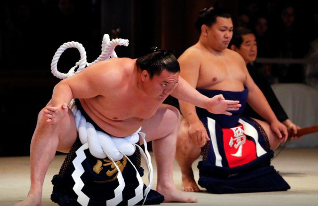 Các cựu võ sĩ Sumo đánh vật với cuộc sống sau khi giải nghệ - Ảnh 1.