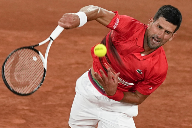 Novak Djokovic thắng dễ tại vòng 1 Pháp mở rộng 2022 - Ảnh 1.