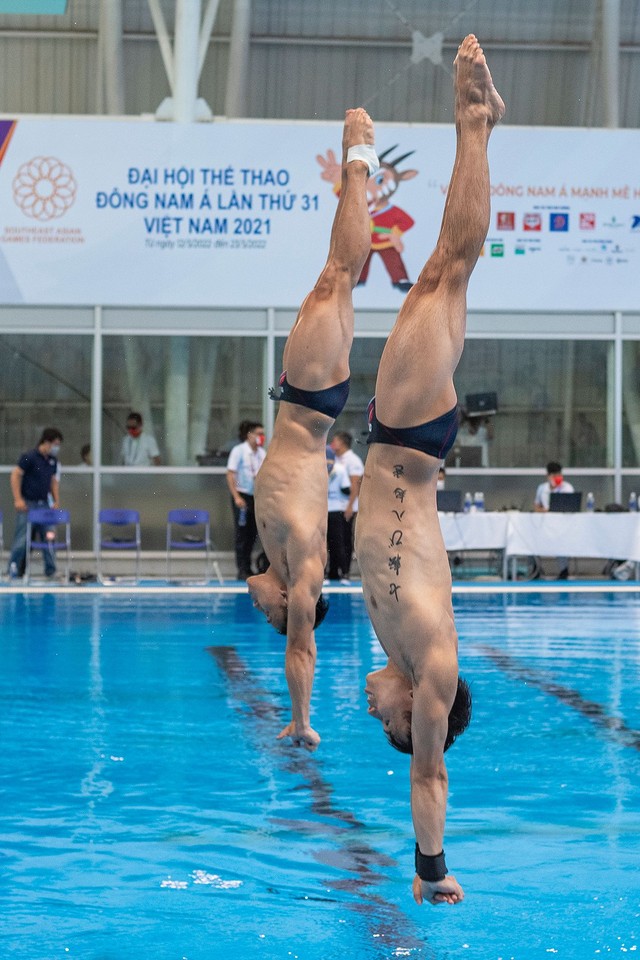 SEA Games 31 | Tùng Dương và Thế Anh giành HCB đôi nam cầu mềm 3m - Ảnh 2.