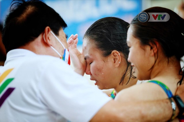 SEA Games 31 |  The Vietnamese female athlete of the diving team burst into tears after winning the silver medal - Photo 5.