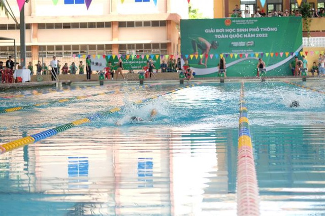 Khai mạc giải bơi học sinh phổ thông toàn quốc năm 2022 - Ảnh 2.