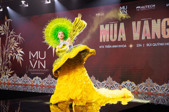 Cận cảnh trang phục dân tộc đoạt giải Nhất tại Hoa hậu Hoàn vũ Việt Nam 2022 - Ảnh 21.