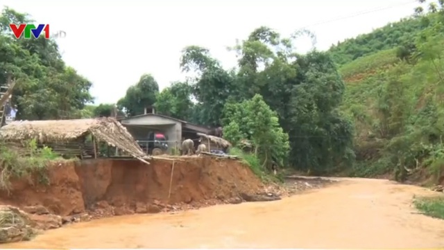 3 xã ở Điện Biên bị cô lập do mưa lũ - Ảnh 1.