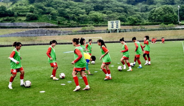 ĐT U18 nữ QG bắt đầu tập luyện tại Nhật Bản - Ảnh 2.