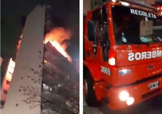 Cháy tòa nhà cao tầng ở Argentina, hàng chục người thương vong - Ảnh 1.