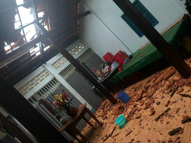 25 căn nhà ở Tiền Giang bị tốc mái do mưa dông - Ảnh 3.