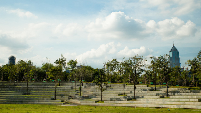 Công viên Benjakitti - ốc đảo xanh giữa lòng Bangkok - Ảnh 7.