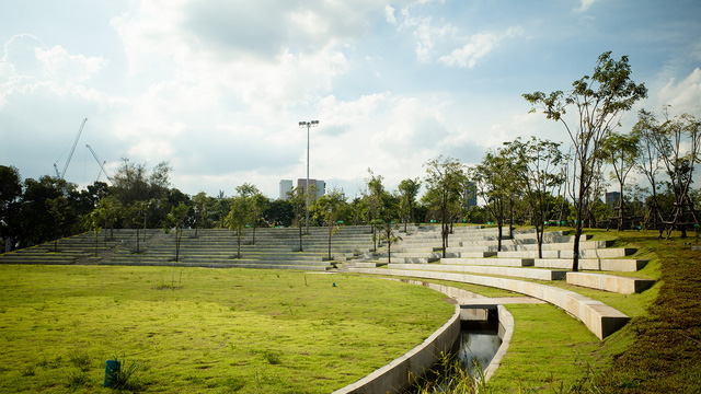 Công viên Benjakitti - ốc đảo xanh giữa lòng Bangkok - Ảnh 9.
