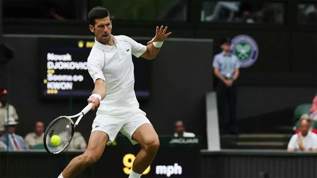 Djokovic cần 4 set để vượt qua vòng 1 Wimbledon - Ảnh 1.