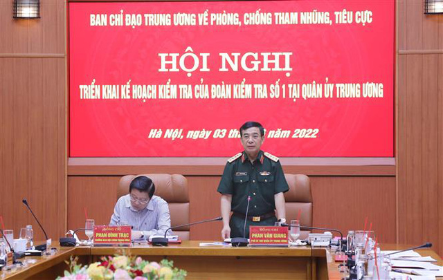 Triển khai kế hoạch kiểm tra công phòng, chống tham nhũng tại Quân ủy Trung ương - Ảnh 2.