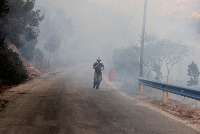 Forest fire raged near Athens, many houses were damaged - Photo 8.